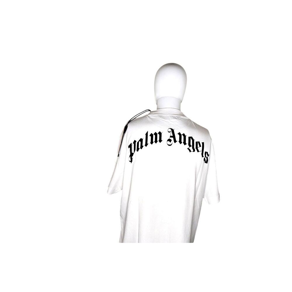 NWT PALM ANGELS Leopard Banana Classic Tee in White Size L - Picture 6 of 13